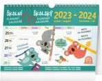 Školní plánovací kalendář s háčkem 2024, 30 × 21 cm - 