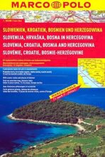 Slowenien, Kroatien, Bosnien und Herzegowina 1:300 000 - 