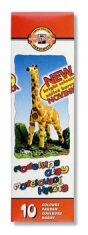 Modelína 200g 10 barev krabička Žirafa - 