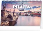Kalendář 2024 stolní: Praha - Miluju Prahu, 23,1 × 14,5 cm - 