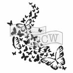 TCW šablona 30,5 x 30,5 cm - Butterfly trail - 