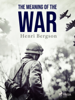 The Meaning of the War - Henri Bergson