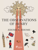 The Observations of Henry by Jerome K. Jerome - Jerome K. Jerome