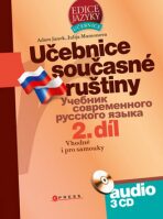 Učebnice současné ruštiny 2. díl + audio 3 CD - Adam Janek,Julie Bezděková