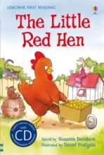Usborne First 3 - The Little Red Hen + CD - Susanna Davidsonová