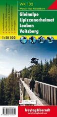 WK 132 Gleinalpe - domov lipicánů, Leoben, Voitsberg 1:50 000 / turistická mapa - 