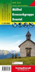WK 225 Mölltal, Kreuzeckgruppe, Drautal 1:50 000 / turistická mapa - 