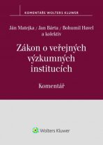 Zákon o veřejných výzkumných institucích - Jan Matějka