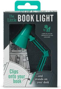 Miniretro světlo na knihu - mint - 