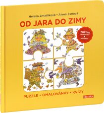 Od jara do zimy - Puzzle, omalovánky, kvízy - Helena Zmatlíková, ...