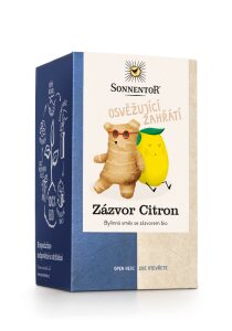 Zázvor Citron bio (čaj, bylinná směs, porcovaná, 32,4g) - 