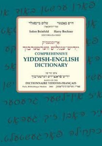 Comprehensive Yiddish-English Dictionary - Beinfeld Solon