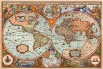 Plakát 61x91,5cm – Historical Antique World Map - 