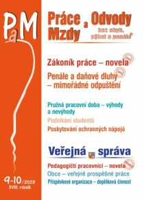 Práce a mzdy 9-10/2023 – Zákoník práce – novela - Ladislav Jouza, ...