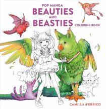 Pop Manga Beauties and Beasties Coloring Book - 