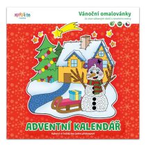 Vánoční omalovánky - Adventní kalendář - Valentina Montevecchi