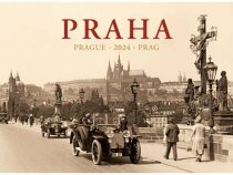 Praha 2024 - nástěnný kalendář na šířku - 