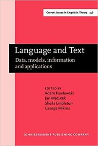Language and Text : Data, models, information and applications - Pawlowski Adam