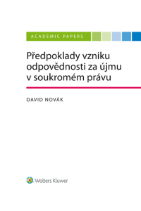 Předpoklady vzniku odpovědnosti za újmu v soukromém právu - David Novák