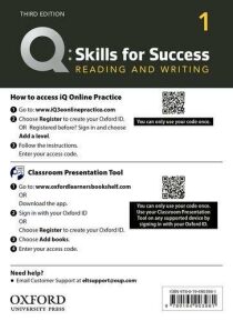 Q Skills for Success 1 Reading & Writing Teacher´s Access Card, 3rd - Sarah Lynn