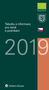 Tabulky a informace pro daně a podnikání 2019 - Ivan Brychta, ...