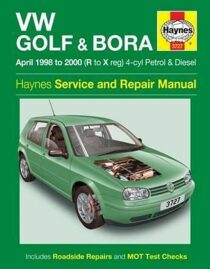 VW Golf & Bora Petrol & Diesel (April 98 - 00) Haynes Service and Repair Manuals - 