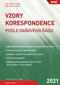 Vzory korespondence podle daňového řádu - Milan Lošťák,Pavel Prudký