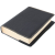 Kožený obal na knihu KLASIK - Černá vzorovaná (M)