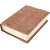 Kožený obal na knihu KLASIK - Hnědá semiš (XL)