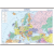 Evropa – státy a území – školní nástěnná mapa