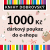 Valentýnská e-shopová dárková poukázka 1000 Kč