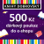 Knihomolská e-shopová dárková poukázka 500 Kč