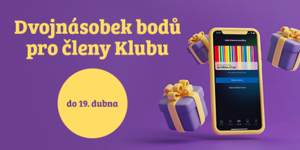 Dublujeme! Dvojnásobek bodů pro členy Klubu Knihy Dobrovský