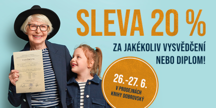 Slevička za vysvědčení? Jasně a hned 20 %