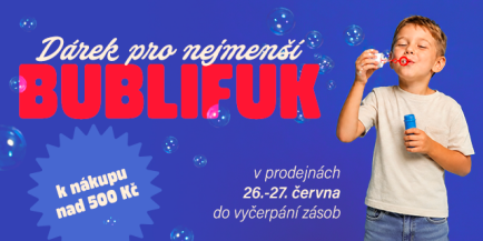 Dárek za vysvědčení | Bublifuk k nákupu zdarma