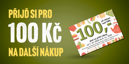 Slevička 100 Kč na podzimní nákup