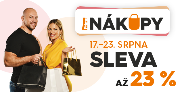 Prima nákupy se slevou až 23 %