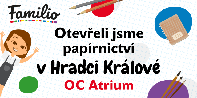 V Hradci Králové jsme otevřeli nový ráj pro milovníky papírnictví, kreativity i kancelářských potřeb