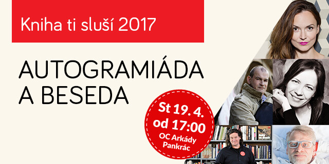 Pět literárních es současně na autogramiádě v OC Arkády Pankrác