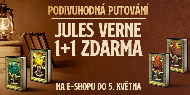 Akce na knihy Julese Vernea | PODIVUHODNÉ PUTOVÁNÍ 1+1 ZDARMA