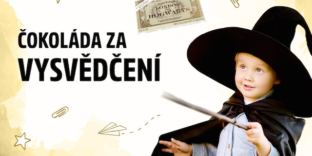 Čokoládové vysvědčení | Přijďte si pro svůj lístek do Bradavic
