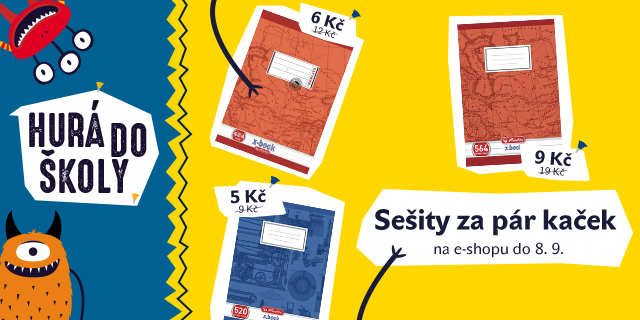Hurá do školy! | Sešity za pár kaček