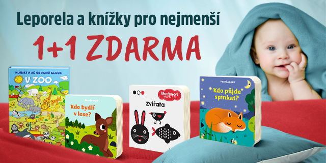 Leporela a další nové knížky pro nejmenší | 1+1 ZDARMA