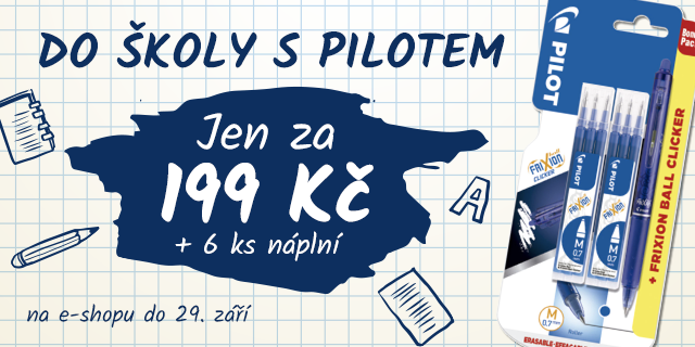 Do školy s Pilotem |Pilot FriXion za 199 Kč