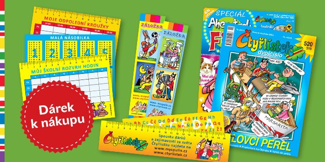 Dárky od Čtyřlístku nejen pro malé školáky