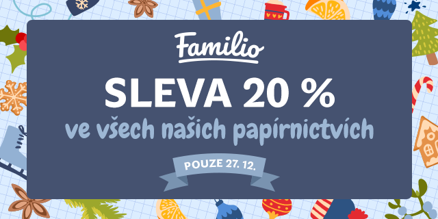 Povánoční výprodej ❆ | Ve všech prodejnách FAMILIO