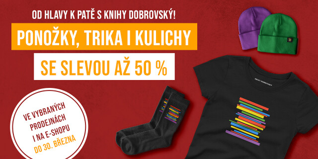 Od hlavy k patě s KNIHY DOBROVSKÝ | Ponožky, trika i kulichy!