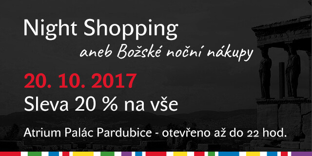 Nightshopping aneb Božské noční nákupy v Atrium Palác Pardubice