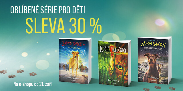 Legendární Erin Hunterová. Nejen Kočičí válečníci se slevou 30 %
