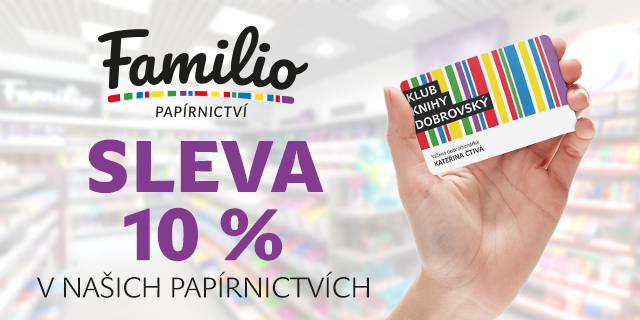 Sleva 10 % v papírnictvích Familio| pro nové a stávající členy Klubu